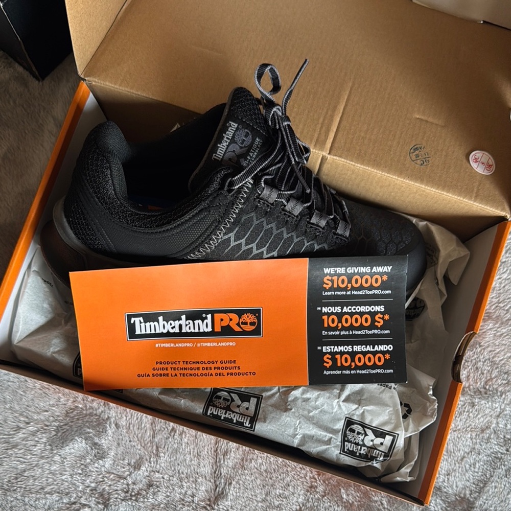 Timberland PRO Black Athletic Work Shoes